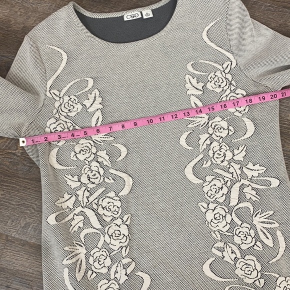 Cato Womens Dress Baroque Floral Stretch Pullover - Picture 7 of 11